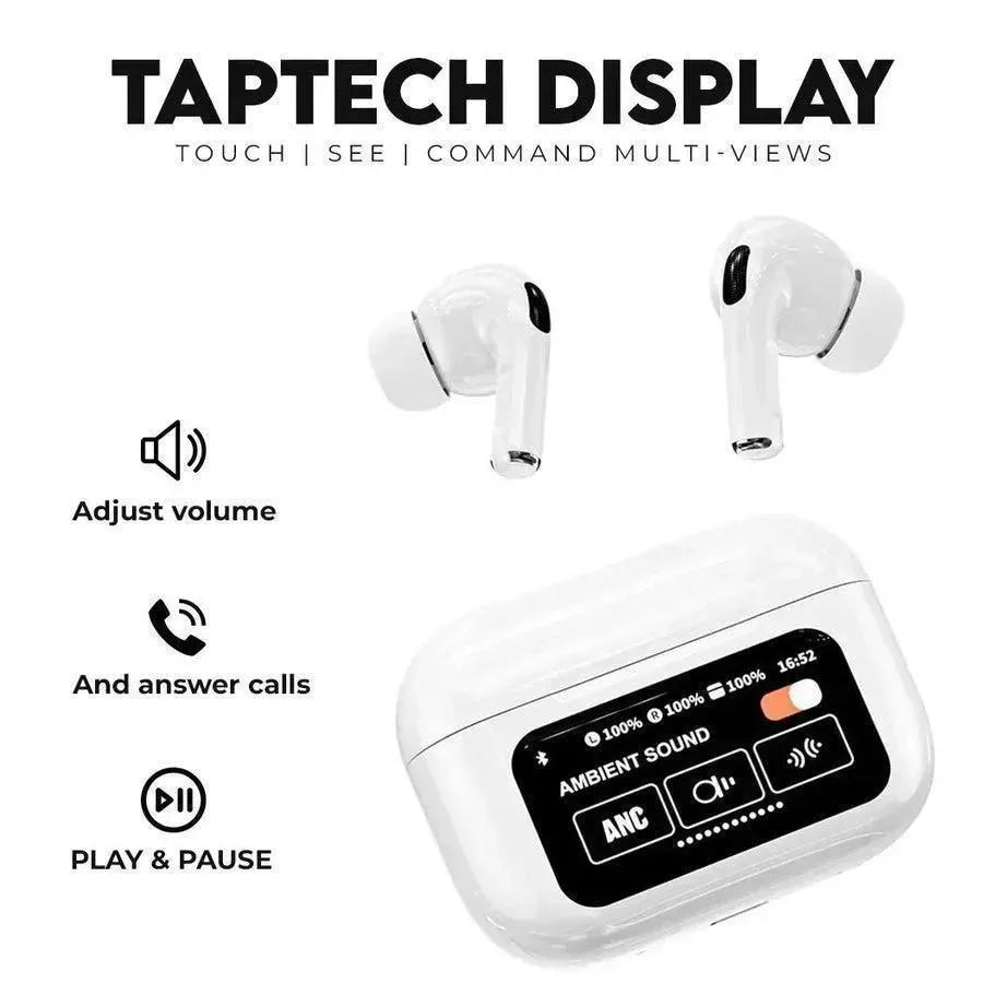 Bluetooth 5.1 Earbuds with Touch Display & ANC