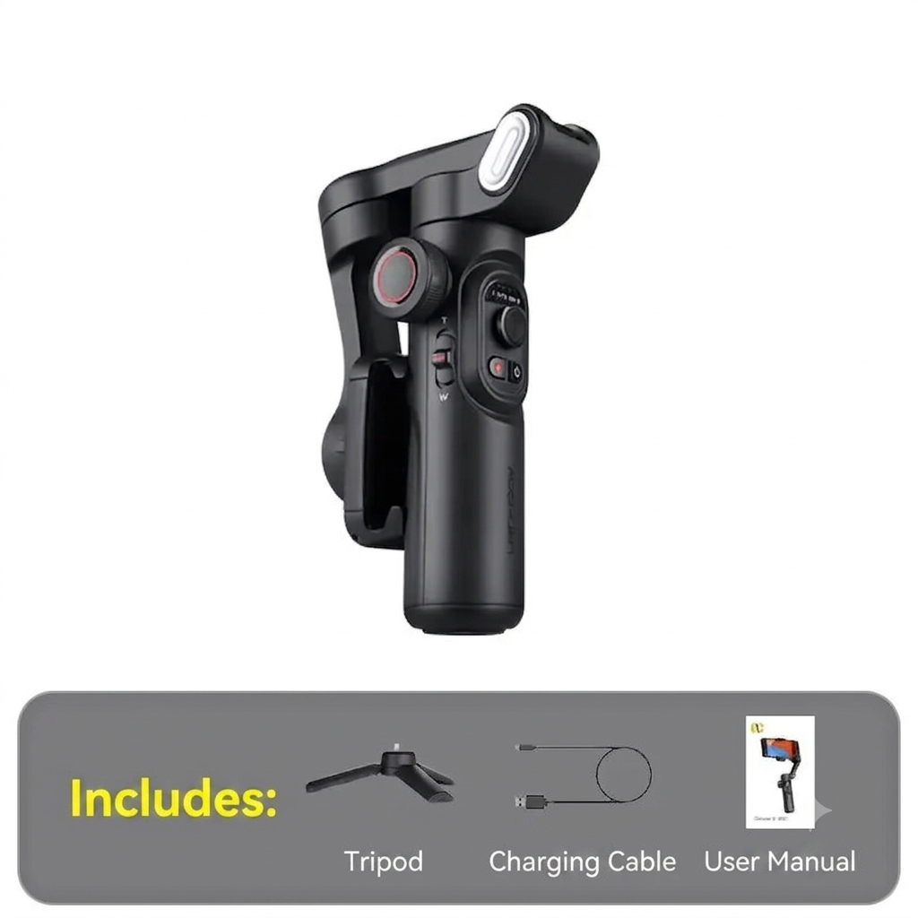 3-Axis Smartphone Gimbal Stabilizer, Handheld Phone Camera Video Stabilizer