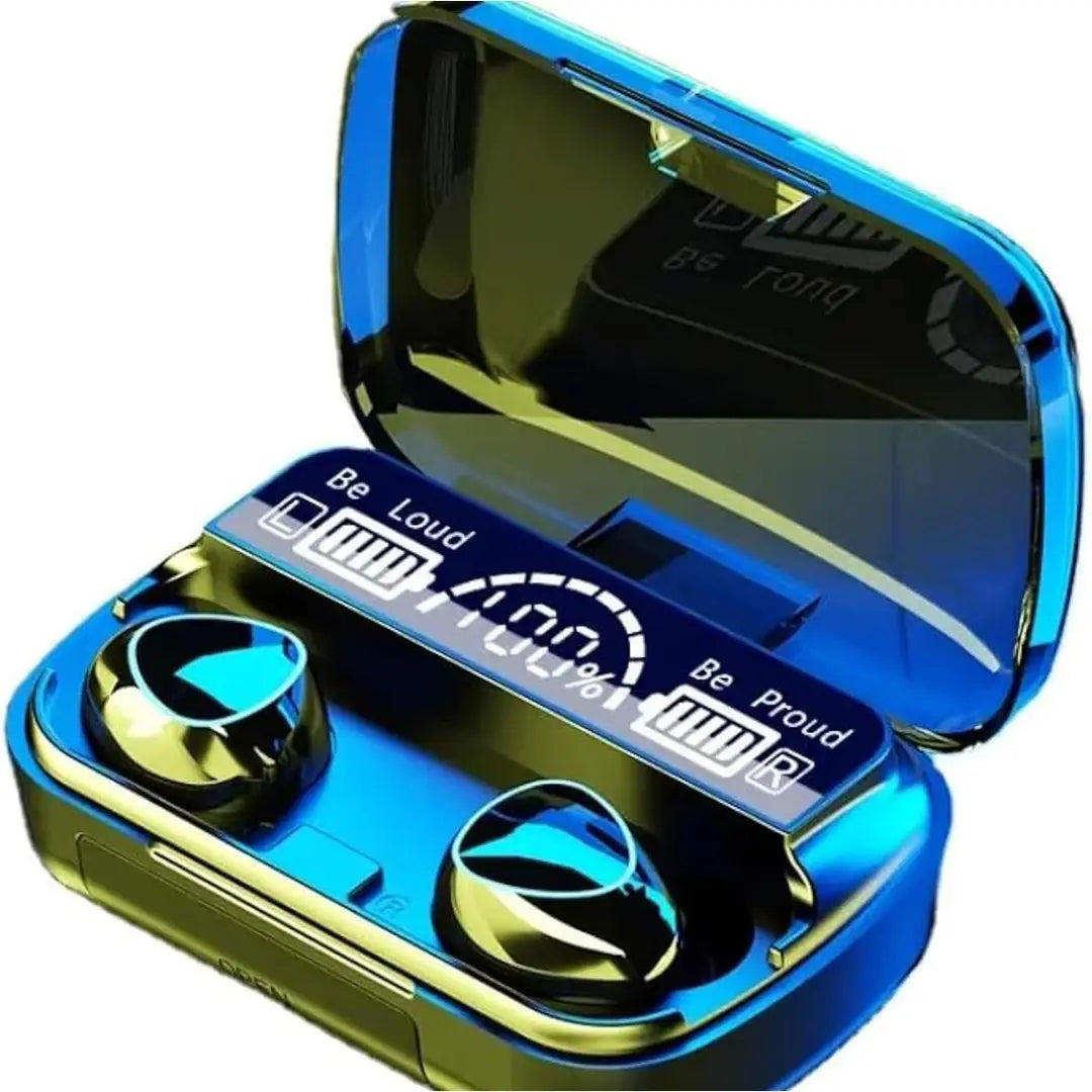 TWS Wireless Bluetooth 5.1 Earbuds with LED Display & 3500mAh Charging Case