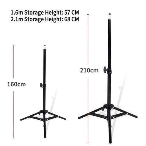 60cm Desktop Mini Tripod Stand with Phone Holder & Bluetooth Remote