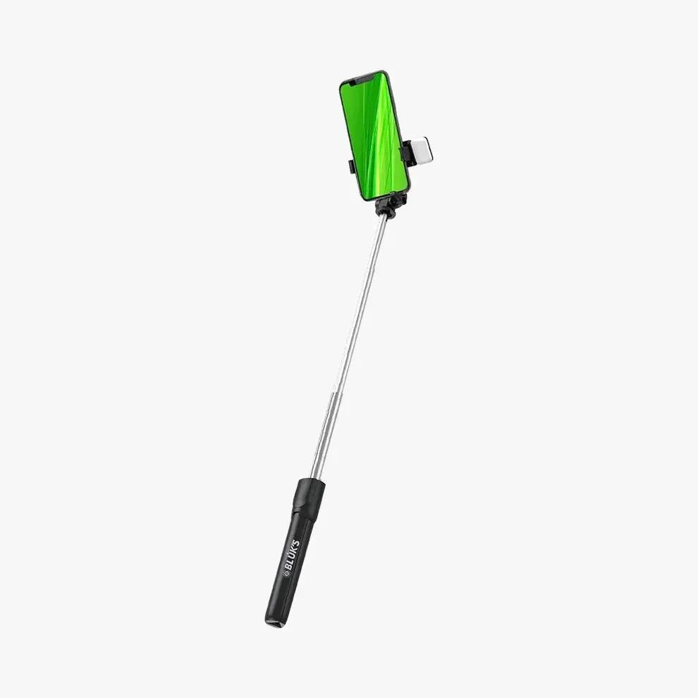 2 in 1 Selfie Stick Tripod with Bluetooth Remote | Extendable Wireless Selfie Stick & Phone Tripod Stand for iPhone Android | Portable Vlogging Tripod for Travel, TikTok, YouTube & Video Recording